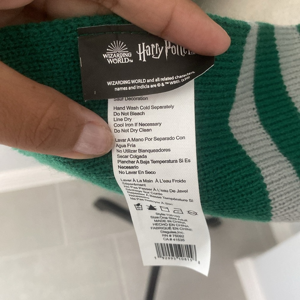 Adult And Kids Harry Potter Slytherin Halloween Costume Scarf - Picture 8 of 9